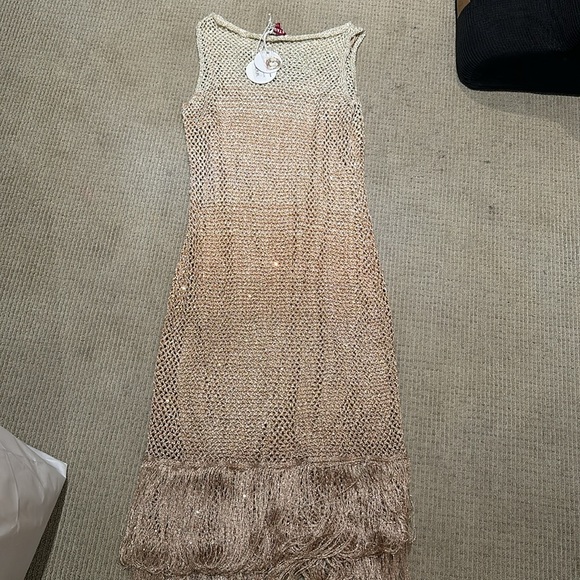 Staud Constanza Sequined Netted Maxi Dress - Picture 5 of 5